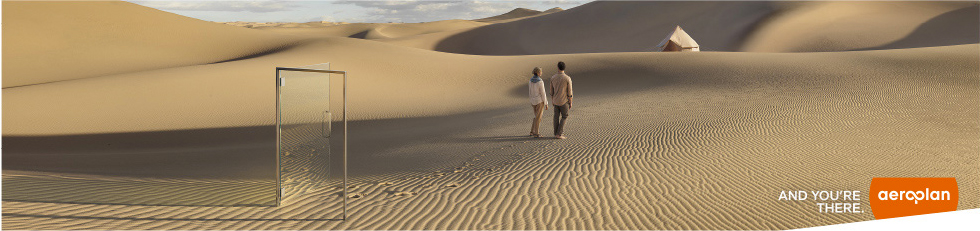 Aéroplan - Vous y êtes Visuel - Dunes