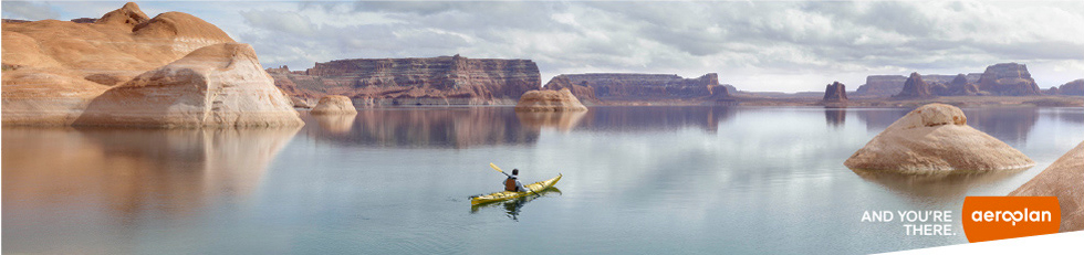 Aéroplan - Vous y êtes Visuel - Kayak