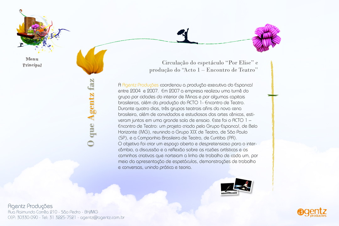 Agentz Produções Visuel site web