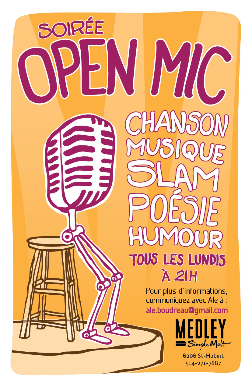affiche_Open-Mic_11x17-01_final-02 Affiche - Medley Single Malt